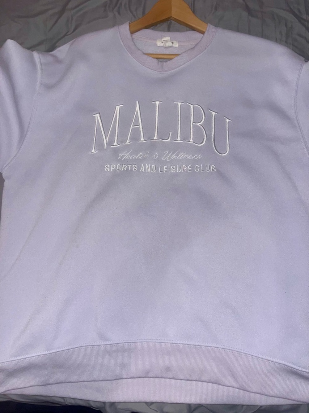 refuge Lavender "Malibu" Crewneck Sweatshirt